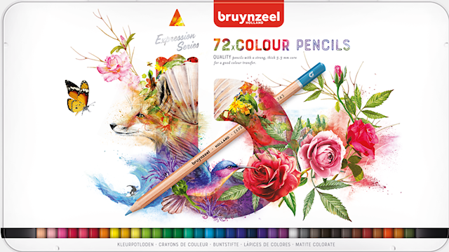 Produktbilde 1 for Bruynzeel Expression Fargeblyanter 72-sett