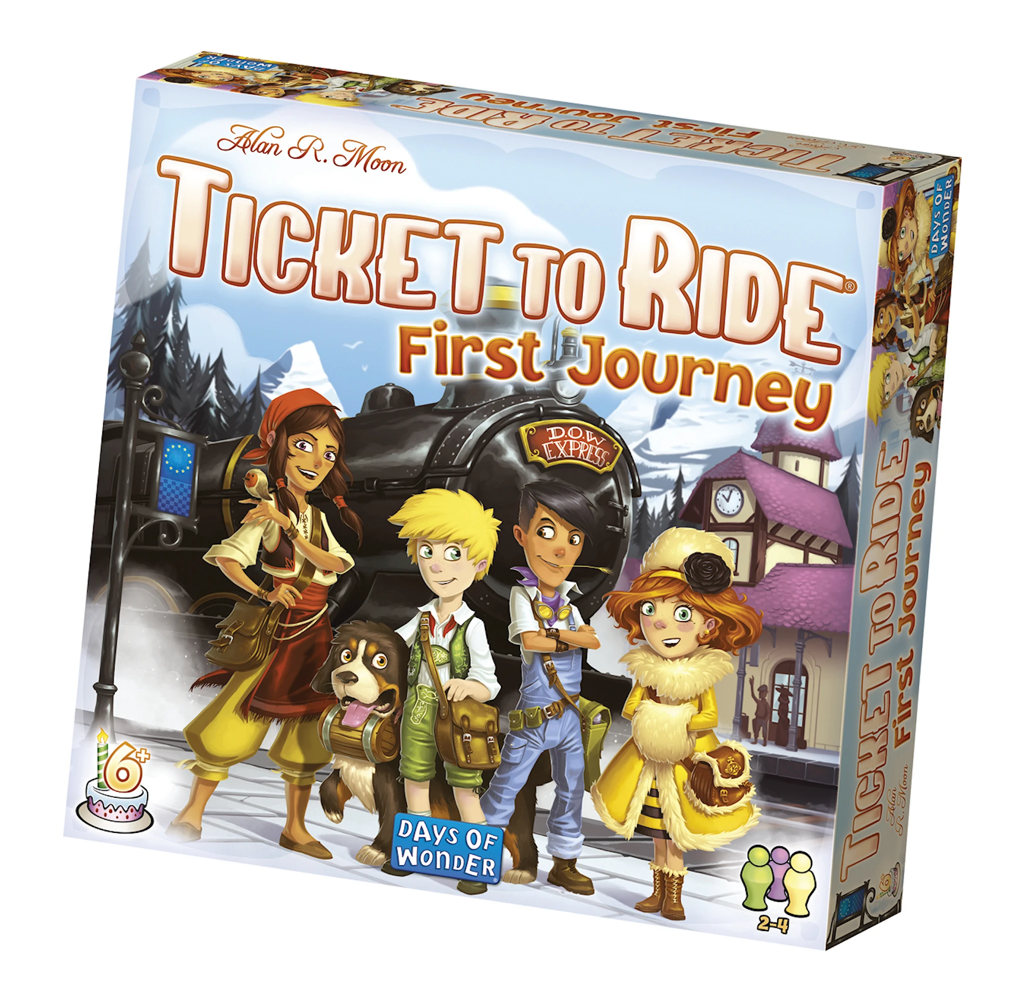 Produktbild för Ticket To Ride First Journey, Barnspel (SE/FI/NO/DK)