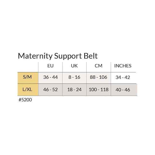 Tuotekuva 3 - Stödbälte Vit Strl S/M, Carriwell