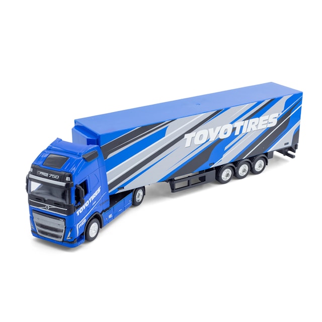 Produktbilde 1 for 1:43 Street Fire Haulers With Trailer - Volvo Fh16 Globetrotter 750 Xxltoyotires