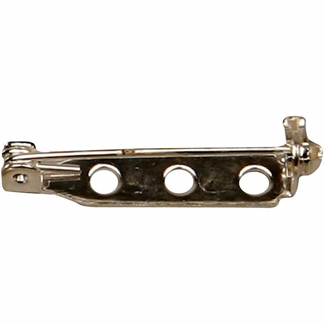 Produktbild 1 för Broschnål 25 mm Silverpläterad 10 st