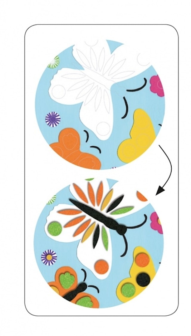 Tuotekuva 3 - Luo Kollaaseja Huopatarrat -setillä Djeco