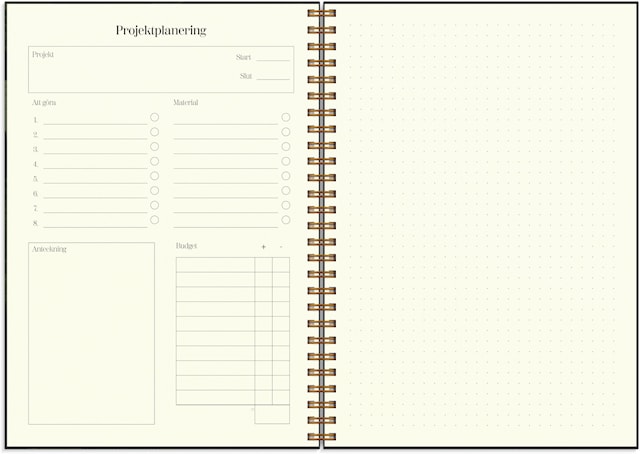 Produktbild 3 för Kalender 2026 A5 Lantdrömmar Burde
