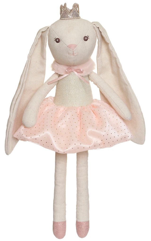 Ballerinakanin Linneduk Kosedyr 40 cm Teddykompaniet