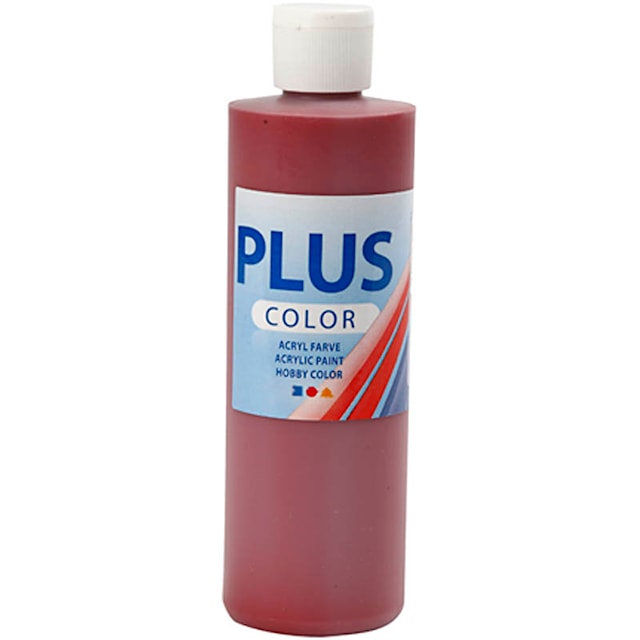 Produktbilde 1 for Plus Color hobbymaling, 250 ml, antikk rød