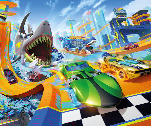 Produktbild 2 för Träpussel Hot Wheels 30 bitar, Kärnan