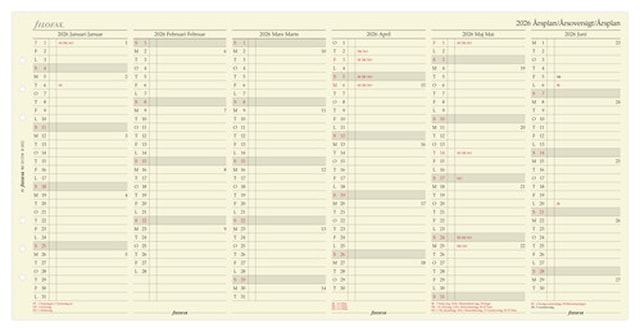 Tuotekuva 2 - Vuosisuunnitelma A5 2026, Filofax