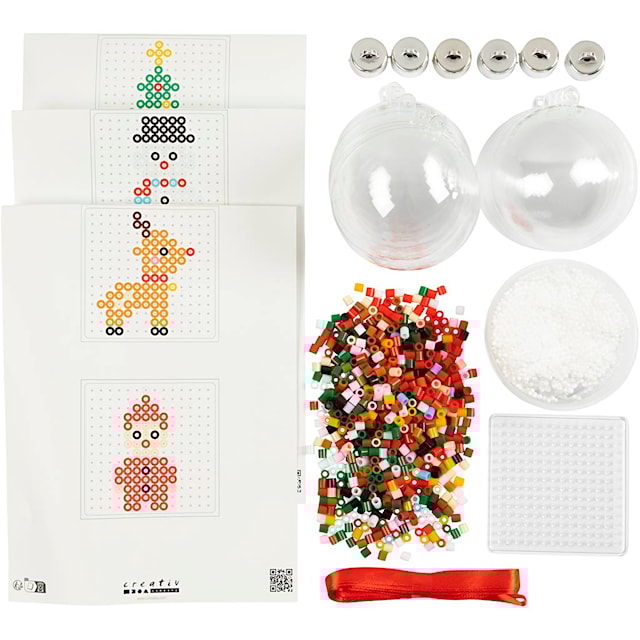 Produktbilde 4 for DIY Kit Julekuler, Perler, 1 pk.