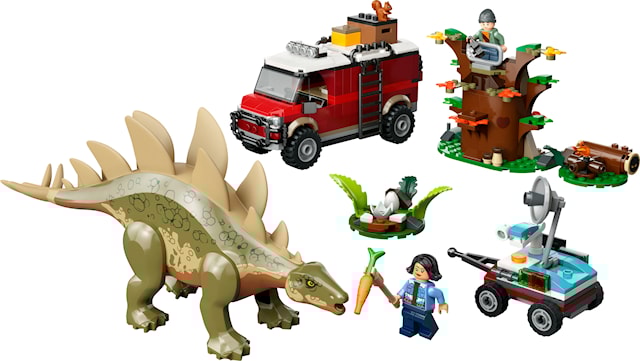 Produktbild 2 för Dinosaurieuppdrag: stegosaurusupptäckt LEGO® Jurassic World (76965)