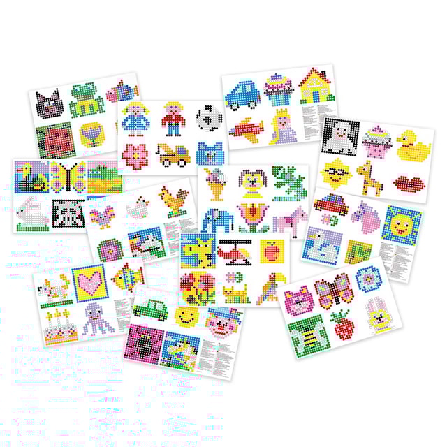 Produktbilde 2 for XL-mønsterkart for rørperler Playbox