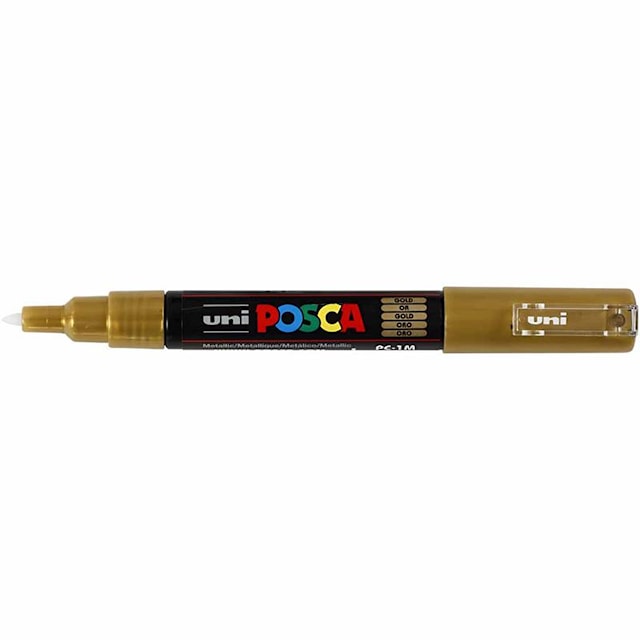 Produktbild 2 för Posca Marker GULD, PC-1M spets 0,7 mm