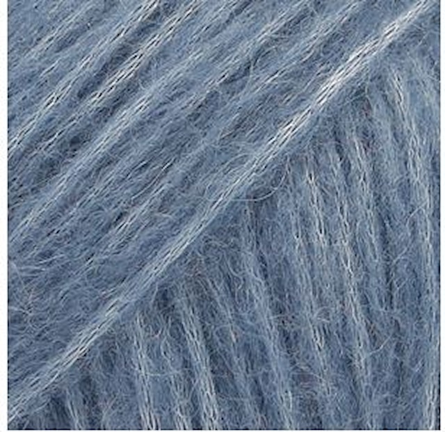 Air Uni Colour Garn Alpackamix 50 g jeansblå 17 Drops