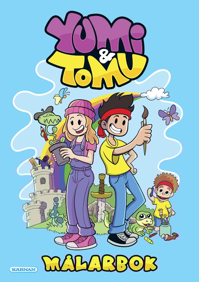 Produktbild 1 för Målarbok Yumi & Tomu, Kärnan
