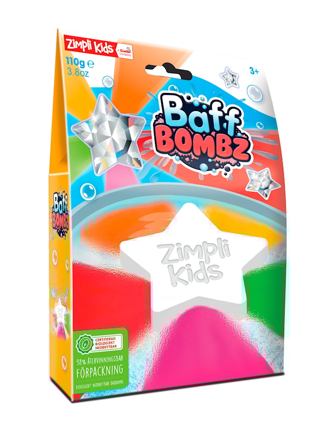 Produktbilde 1 for Zimpli Kids Baff Bombz Stjerne