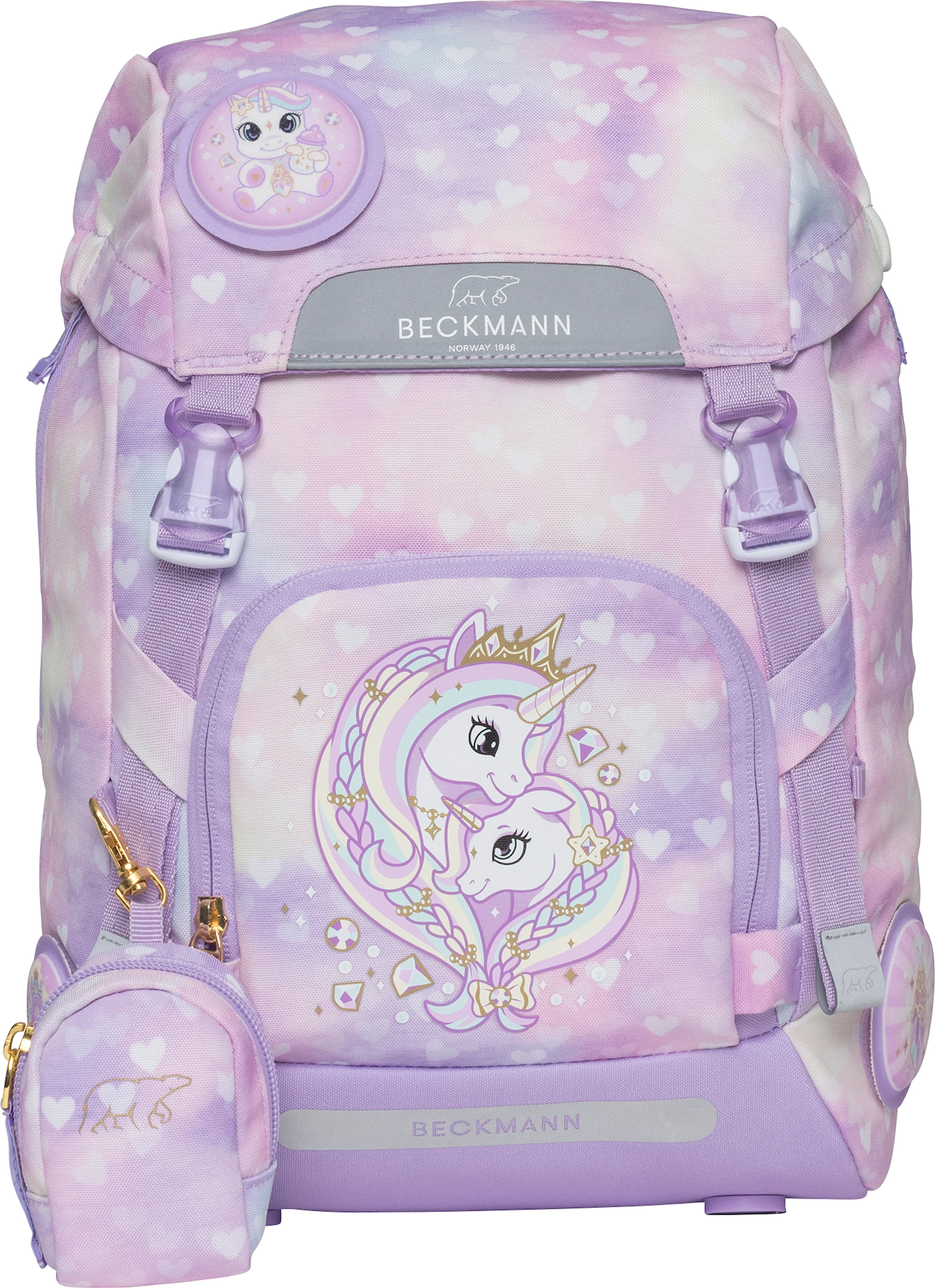 Tuotekuva ille Reppu Classic 22L Unicorn Princess Purple Beckmann