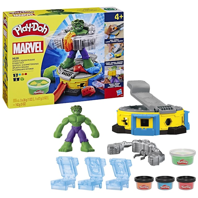 Produktbild 2 för Play-Doh Marvel Hulk & Squish Playset