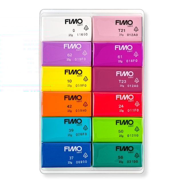 Tuotekuva 2 - FIMO Savi Brilliant Colours 12x25g Staedtler