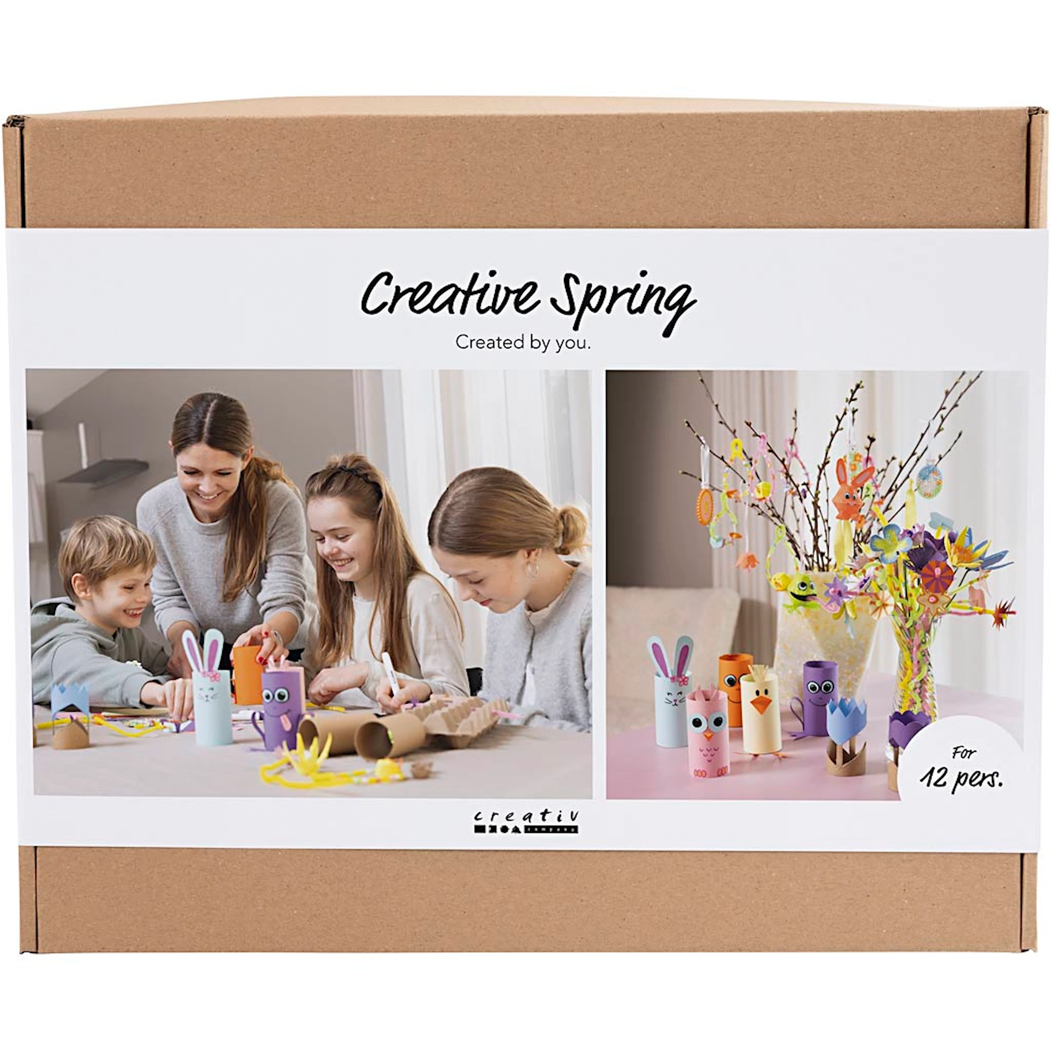 Produktbilde for Gruppe DIY Kit Kreativ Vår, vårfarger, 1 pk.