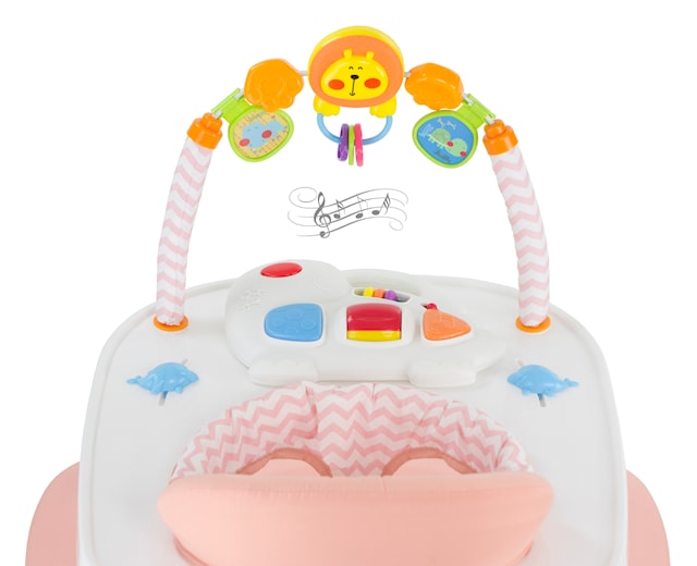 Produktbild 3 för Lära-Gå-Stol Simba 4i1 Blå, Inovi