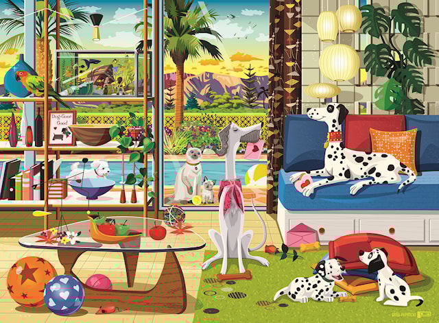 Produktbilde 2 for Pets of Palm Springs 500p Ravensburger