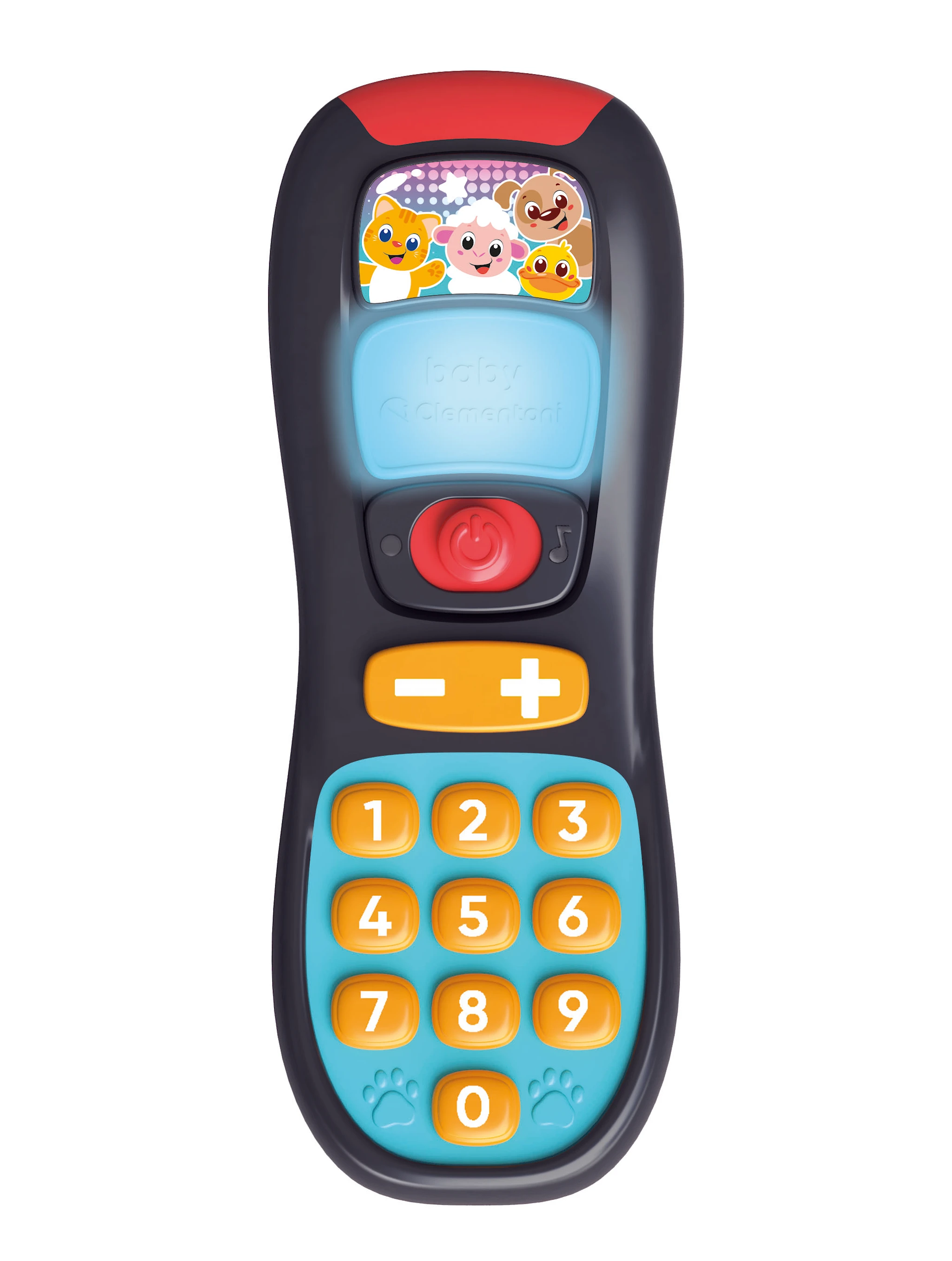Tuotekuva ille Vauvan kaukosäädin äänellä ja valolla Clementoni