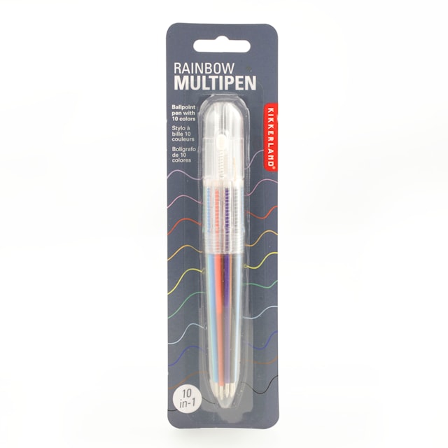 Tuotekuva 3 - Ballpoint-kynä Sateenkaari 10 in 1 Kikkerland