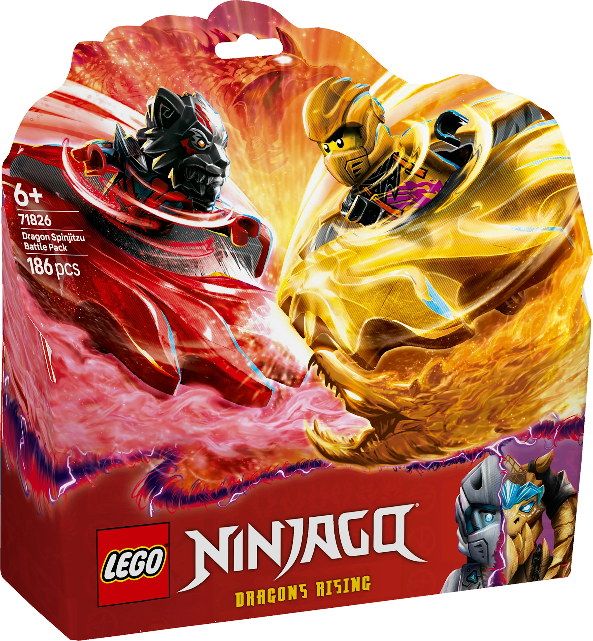 Tuotekuva ille Spinjitzu-lohikäärmetaistelupaketti LEGO® Ninjago (71826)