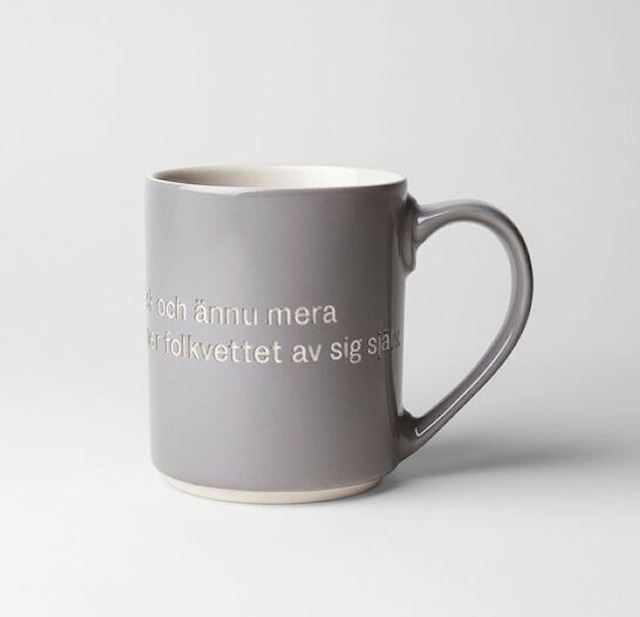 Design House Stockholm Astrid Lindgren Muki Ge Barnen Kärlek 35 cl Harmaa