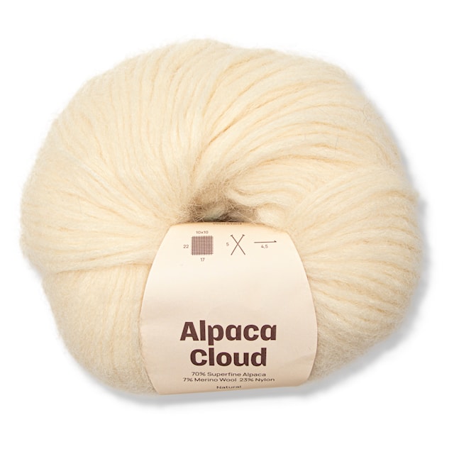 Alpaca Cloud 50 g Natural (A218) Adlibris