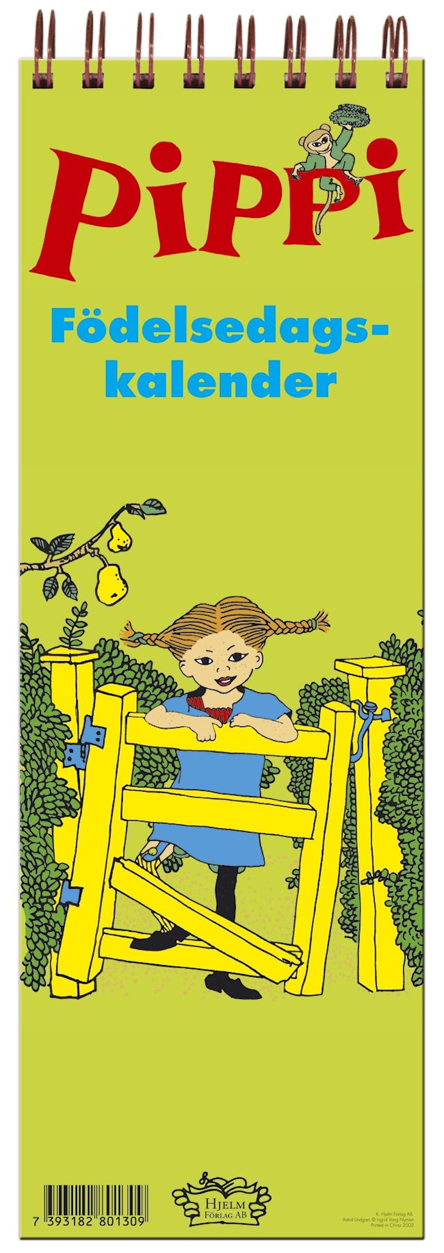 Födelsedagskalender Pippi Odaterad