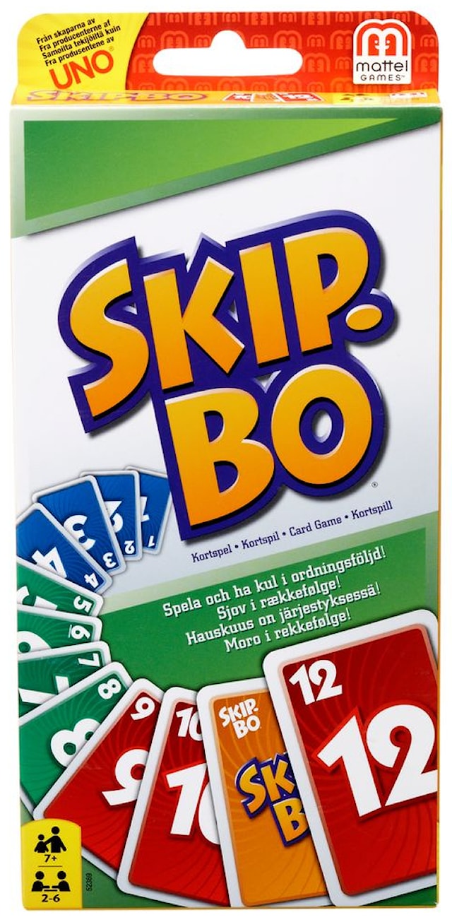 Tuotekuva 3 - Skip-Bo Pelikortit, Mattel (SE/FI/NO/DK)