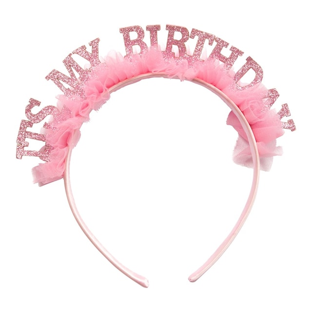 Headbands It´s my birthday Pink