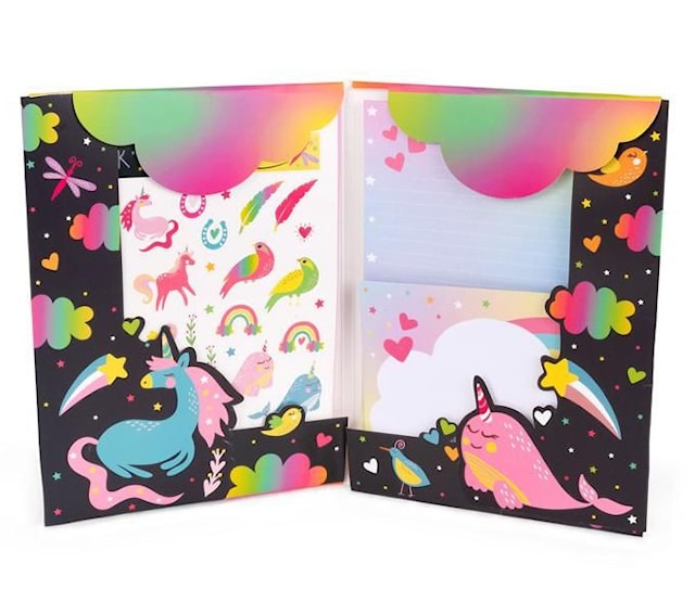 Tuotekuva 4 - Kirjepaperi Yksisarvinen tarra-arkki Trendhaus