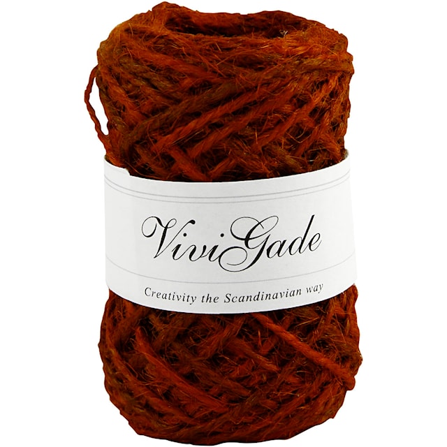 Produktbilde 2 for Naturhamp, tykkelse 1-2 mm, 30 m, rød