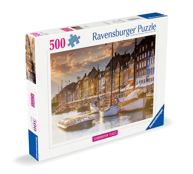 Produktbild 5 för Sunset In Copenhagen Pussel 500 bitar, Ravensburger