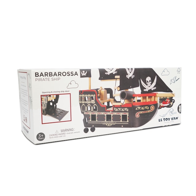 Produktbild 7 för Barbarossa Piratskepp med Figurer Le Toy Van