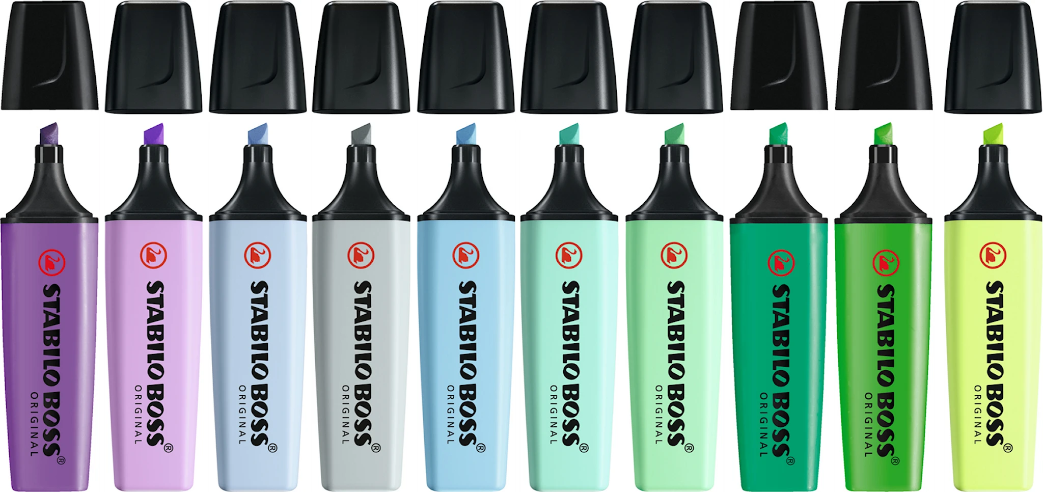 Produktbild för Överstrykningspenna Orginal 10-Pack STABILO BOSS