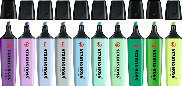 Produktbild 1 för Överstrykningspenna Orginal 10-Pack STABILO BOSS