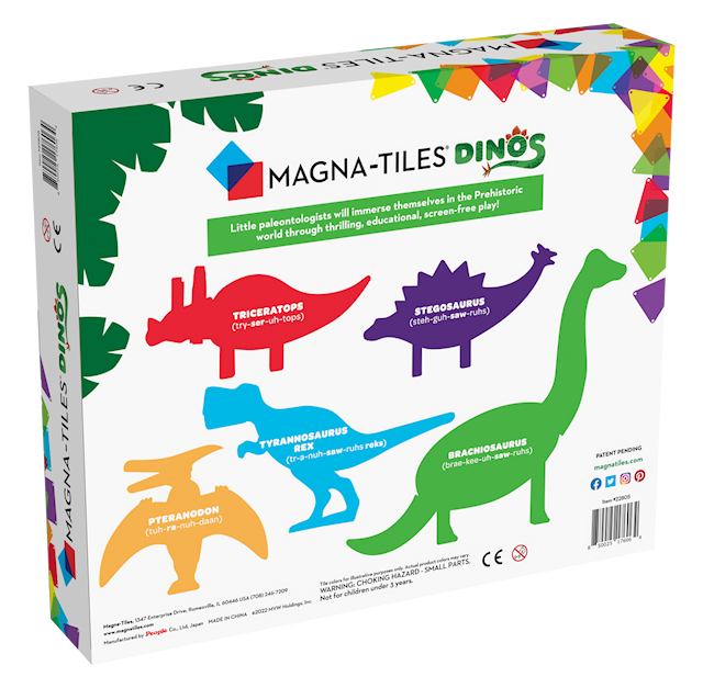 Produktbild 2 för Magna-Tiles Dinos 5 st