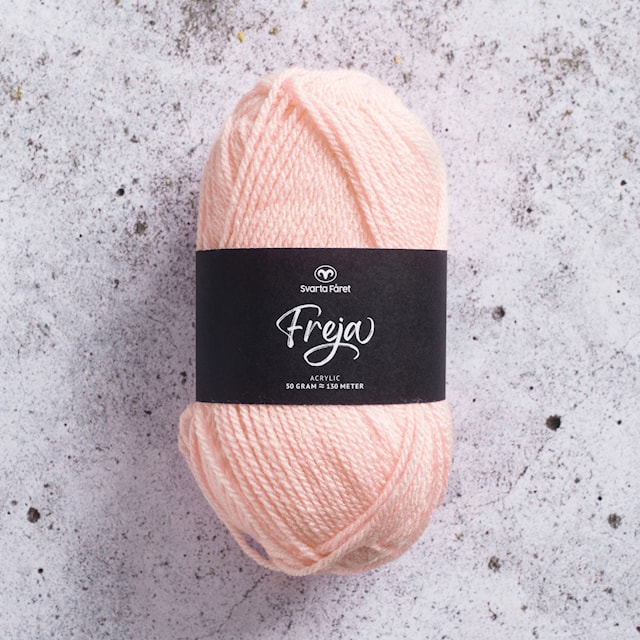 Freja Garn Akryl 50 g Bare Nectar 88 Svarta Fåret