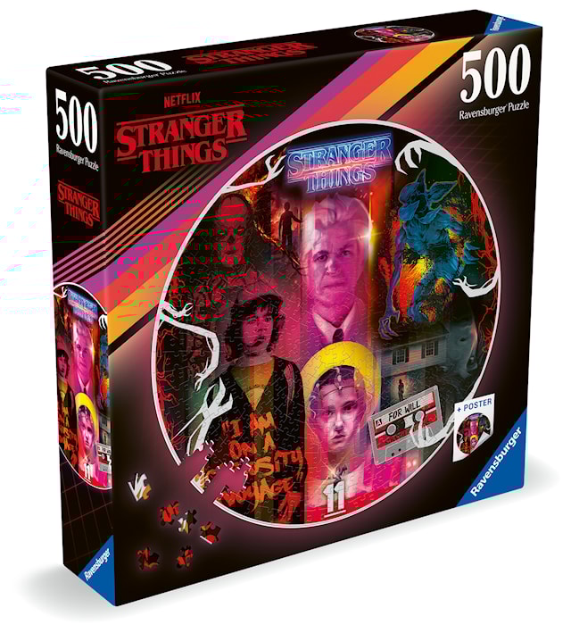 Produktbild 4 för Pussel Stranger Things 500 bitar, Ravensburger