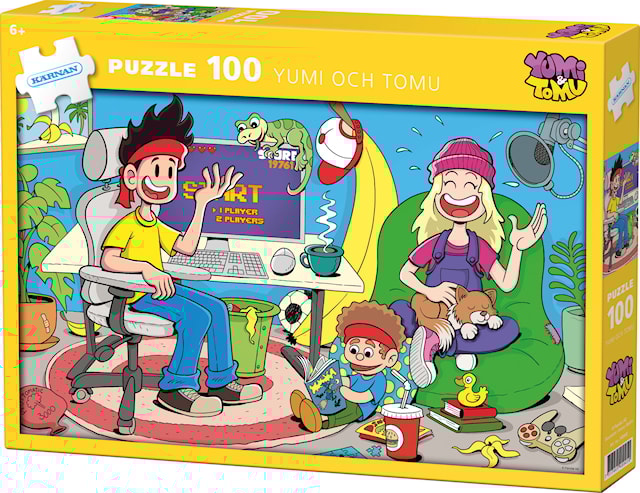 Tuotekuva 1 - Palapeli Yumi & Tomu 100 palaa, Kärnan
