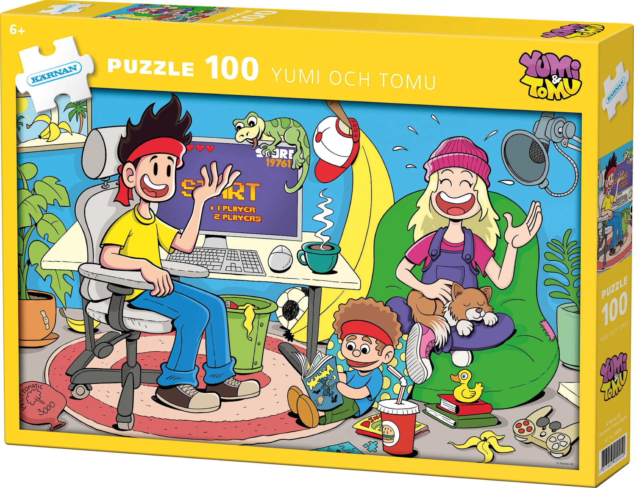 Produktbilde for Puslespill Yumi & Tomu 100 brikker, Kärnan