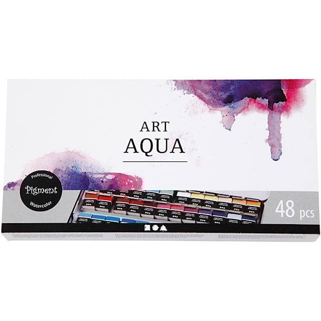 Produktbild 4 för Akvarellfärger Art Aqua 48 färger