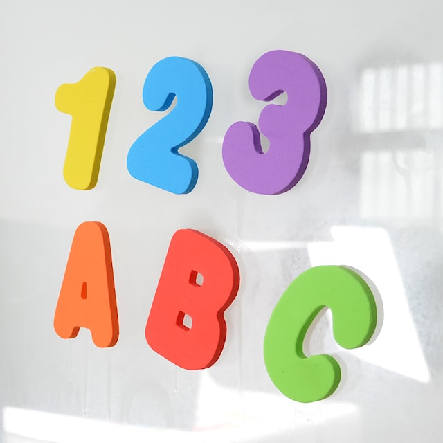 Produktbild 3 för Tub Fun! Badlek, Siffror och Bokstäver, 36st.