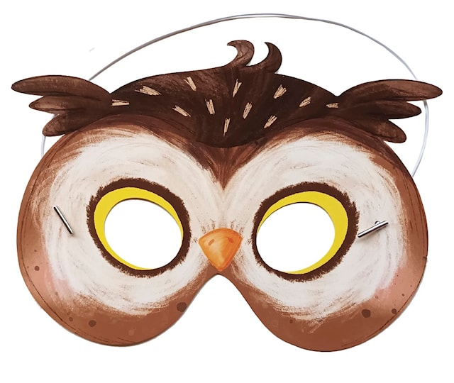 Produktbilde 4 for Ansiktsmasker og skattejakt Skogens dyr 5-pakning Fridolin