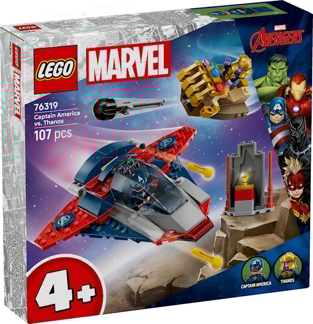 Tuotekuva 1 - Captain America vastaan Thanos LEGO® Super Heroes (76319)
