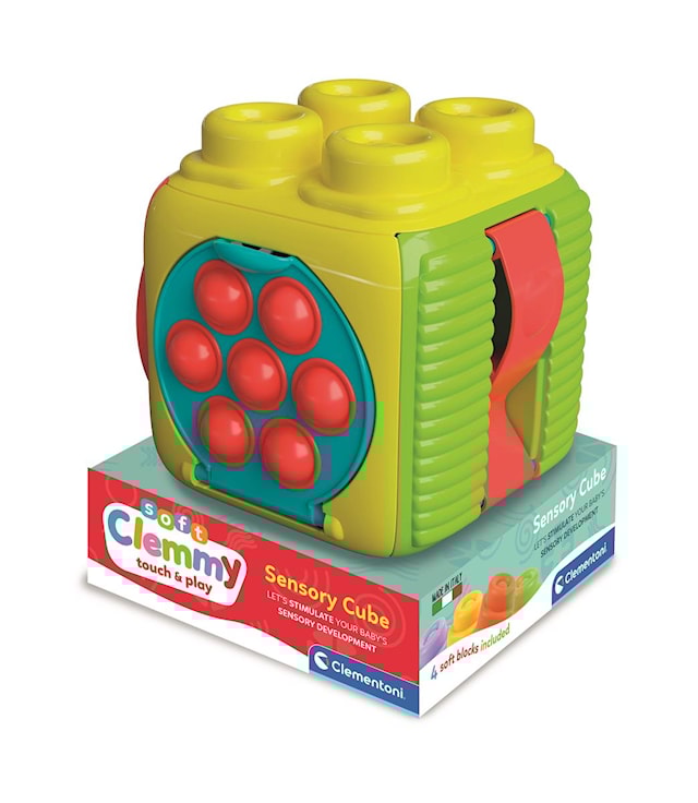 Produktbilde 3 for Myk Clemmy Aktivitetskube Clementoni
