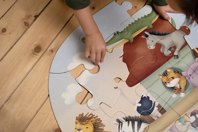 Produktbilde 2 for Noahs Ark Gulvpuslespill Little Dutch