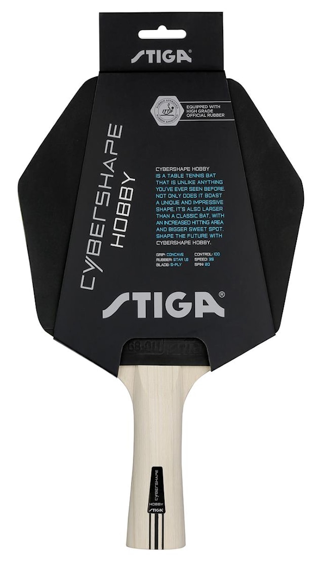 Produktbild 1 för Pingis/Bordtennisracket Cybershape Hobby Truls-racket Stiga